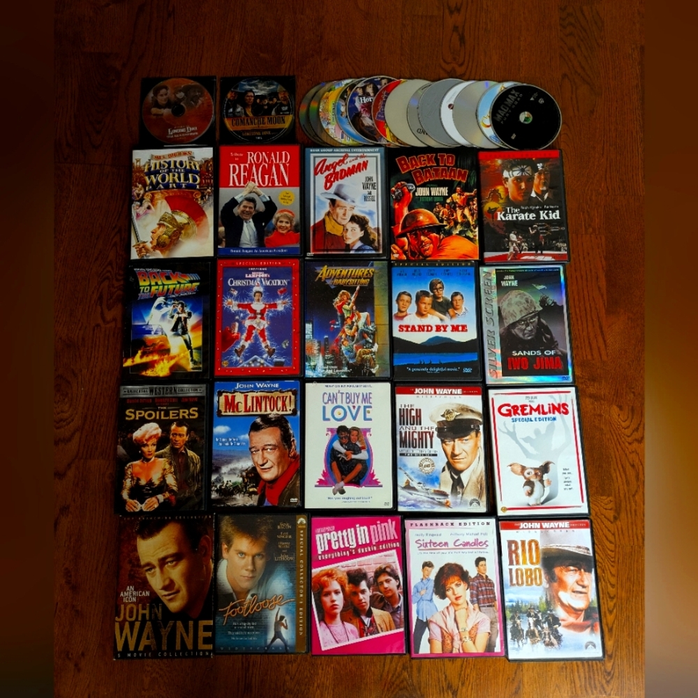 Huge DVD Lot 35+  Less than $1 per movie!  Includes Many Classics!